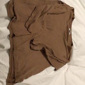 Old navy v neck camel sweater